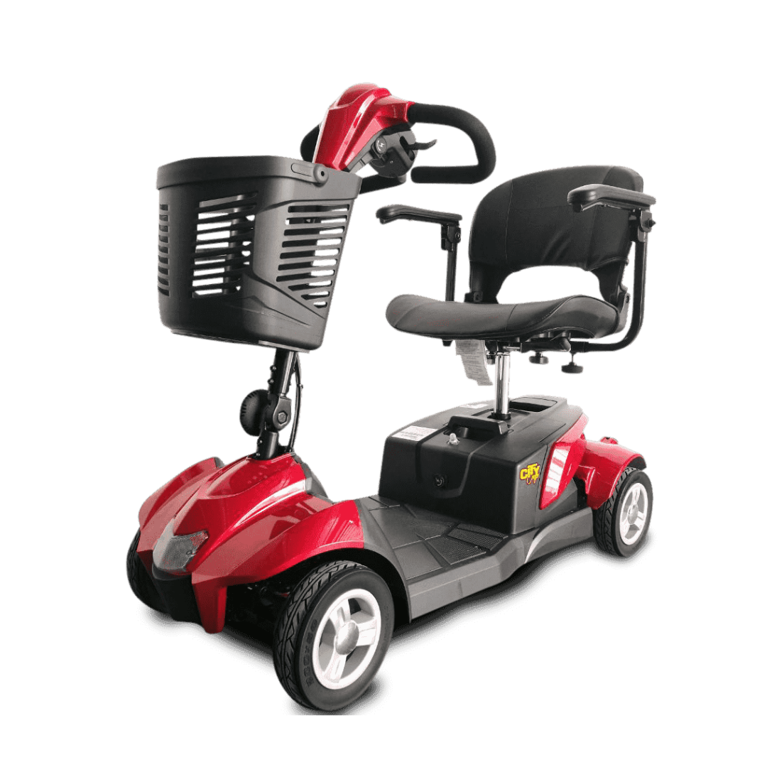 EV Rider City Cruzer 4 Wheel Electric Portable Travel Scooters WT-T4D - Senior.com Scooters